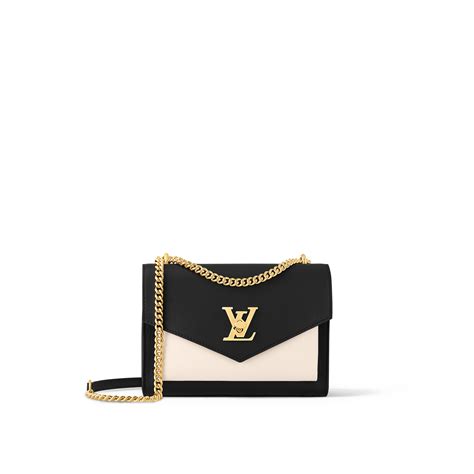 louis vuitton black purse gold chain|Mylockme Chain Bag Lockme Leather .